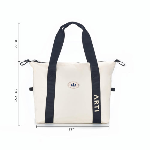 Cream Duffle Bag
